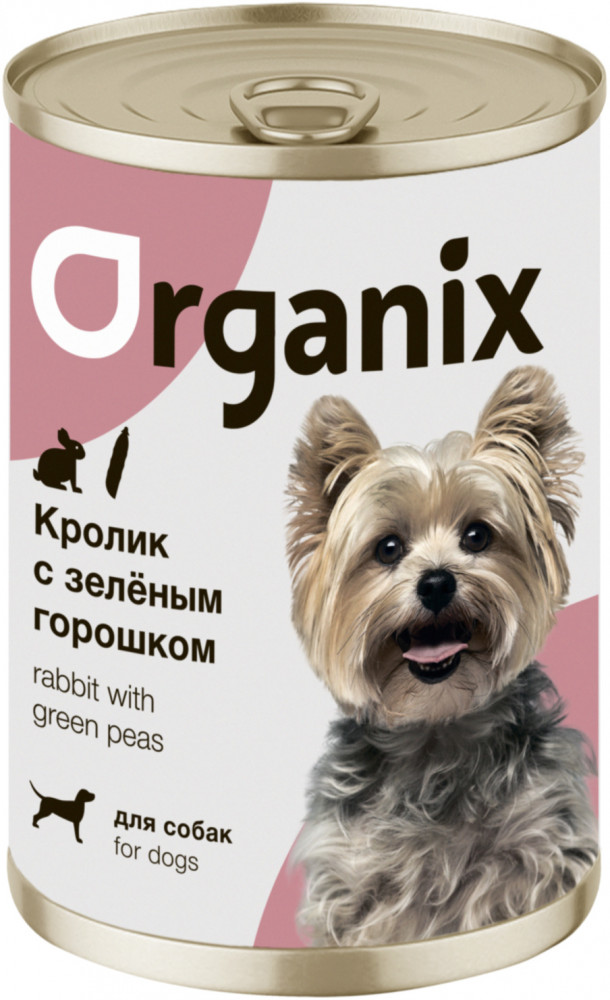 Консервы для собак «Кролик с зеленым горошком» | Organix