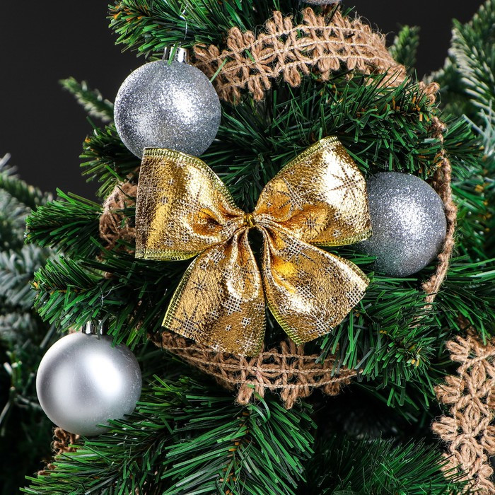 Бант новогодний «Снежная королева»