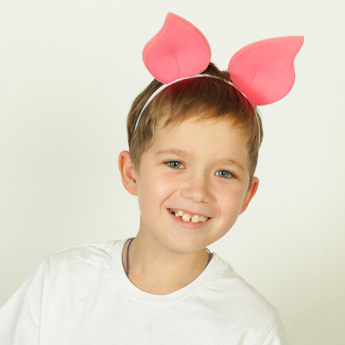 Ободок карнавальный «Уши поросенка» | Страна Карнавалия