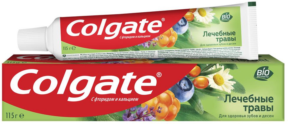 Зубная паста «Лечебные травы» | Colgate
