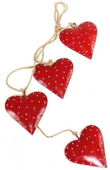 Гирлянда подвесная «Hearts»