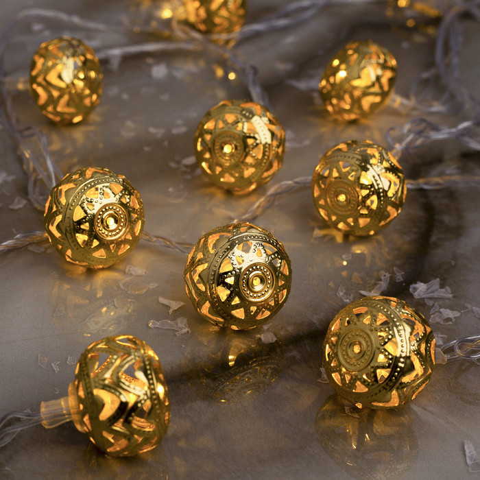 Гирлянда «Шарик с орнаментом» | Luazon Lighting