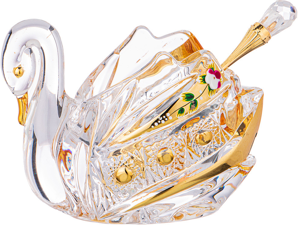 Икорница «Лебедь» | Gold Glass | Lefard