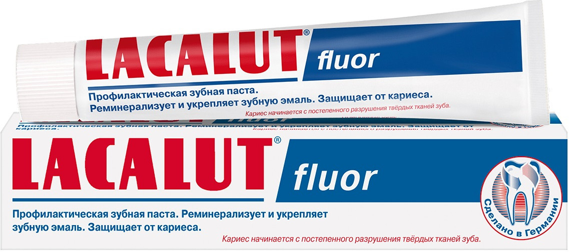 Зубная паста противокариесная «Fluor» | Lacalut