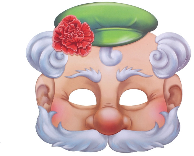 Маска карнавальная «Дедка» | Страна Карнавалия