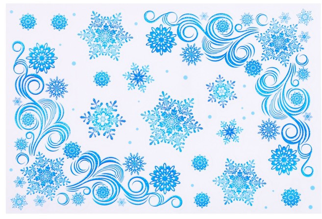 Набор наклеек «Зимние узоры» | ФДА-card