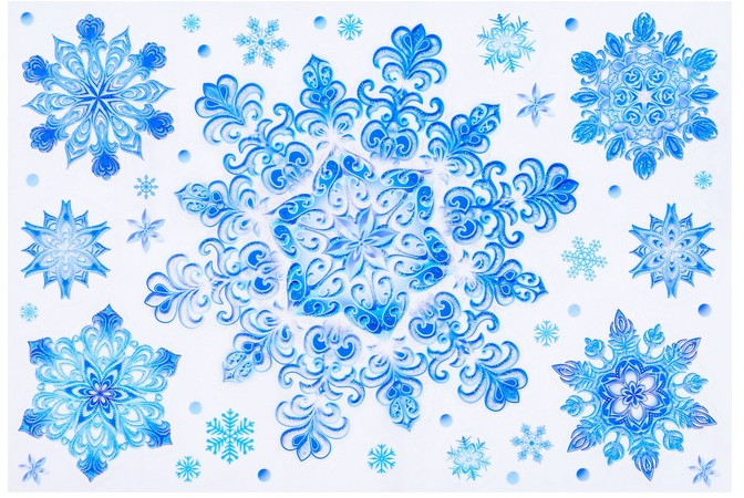 Набор наклеек «Снежная сказка» | ФДА-card