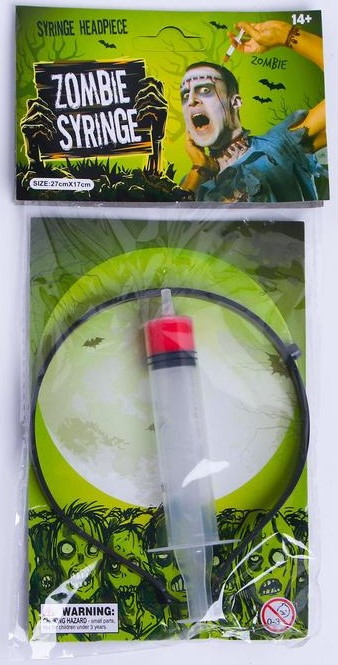 Ободок карнавальный «Шприц»