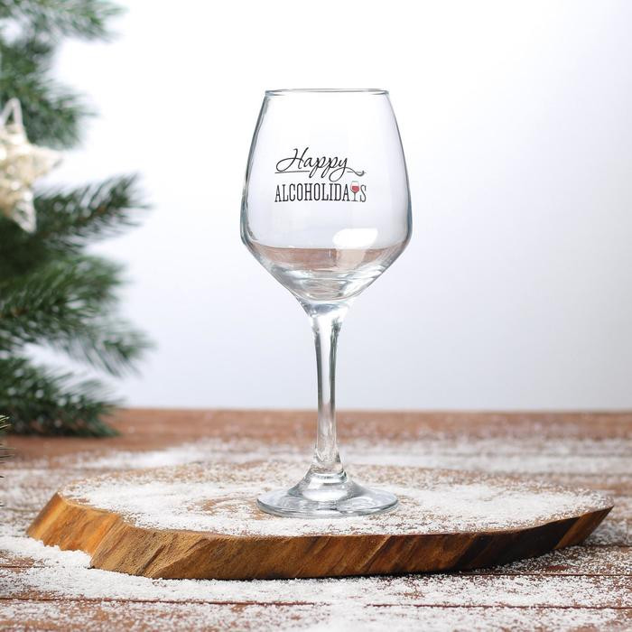 Бокал для вина «Алкохолидейс» | Новый год