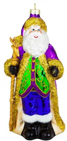 Игрушка ёлочная «Дед Мороз с посохом» | Holiday Classics