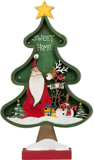 Ёлочка настольная «Лесной Санта» | Holiday Classics