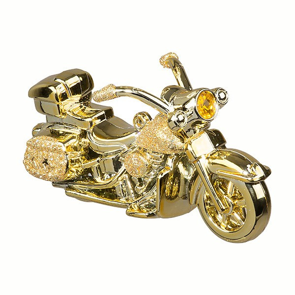 Украшение ёлочное «Мотоцикл золотой» | Holiday Classics
