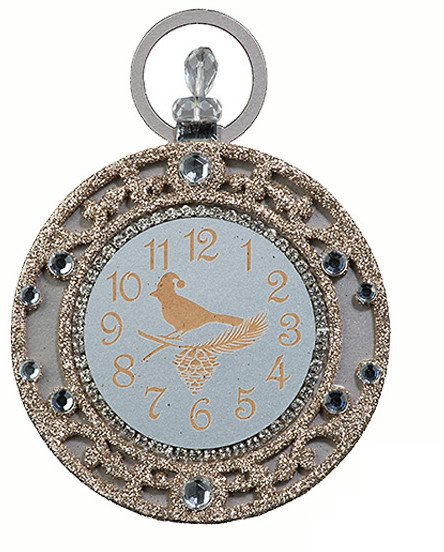 Игрушка ёлочная «Часы золотые» | Holiday Classics