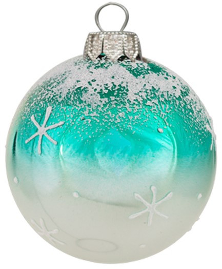 Шар ёлочный «Снежная фантазия» | Holiday Classics