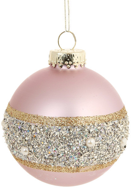 Шар ёлочный «Розовое мерцание» | Феникс Презент