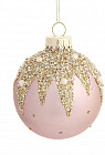 Шар ёлочный «Розовое сияние»