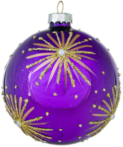 Шар ёлочный «Золотые лучи» | Holiday Classics