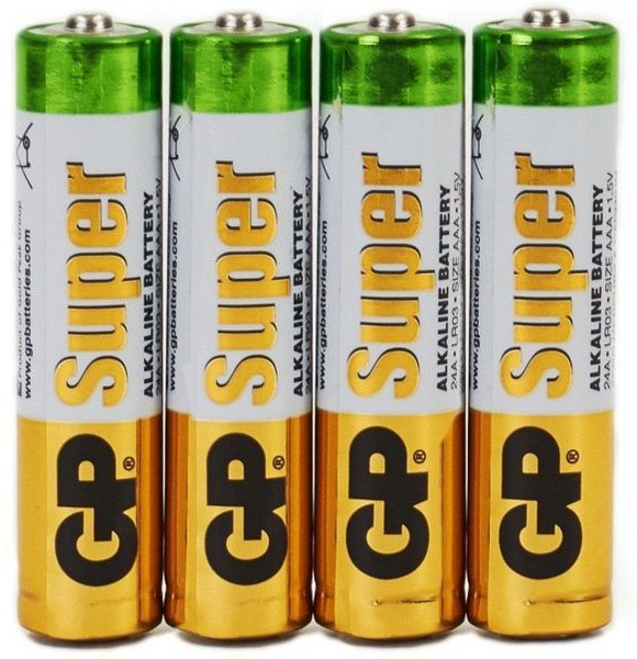 Набор батареек алкалиновых AAА | Super | GP