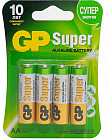 Набор батареек GP Super Alkaline 15A-BС4 АА