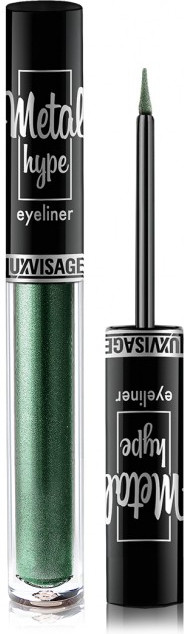 Подводка для глаз цветная, оттенок 04 Индийский изумруд | Metal hype | LuxVisage