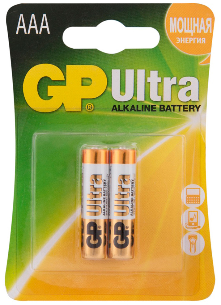 Набор батареек GP Ultra alkaline АAА | GP