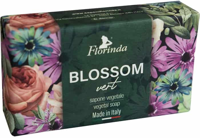 Мыло натуральное ручной работы «Зеленые цветы» | Таинственный лес | Florinda