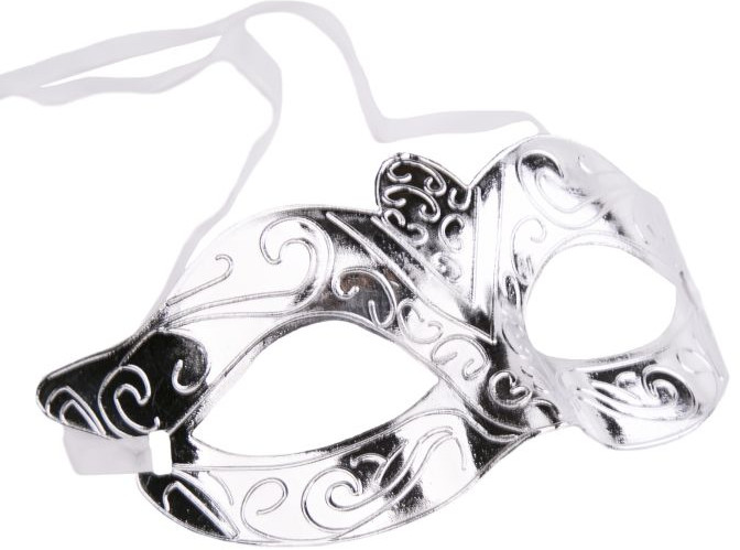 Маска маскарадная «Серебро» | Феникс Презент