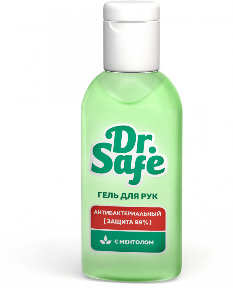 Гель для рук антибактериальный с ментолом | Dr. Safe