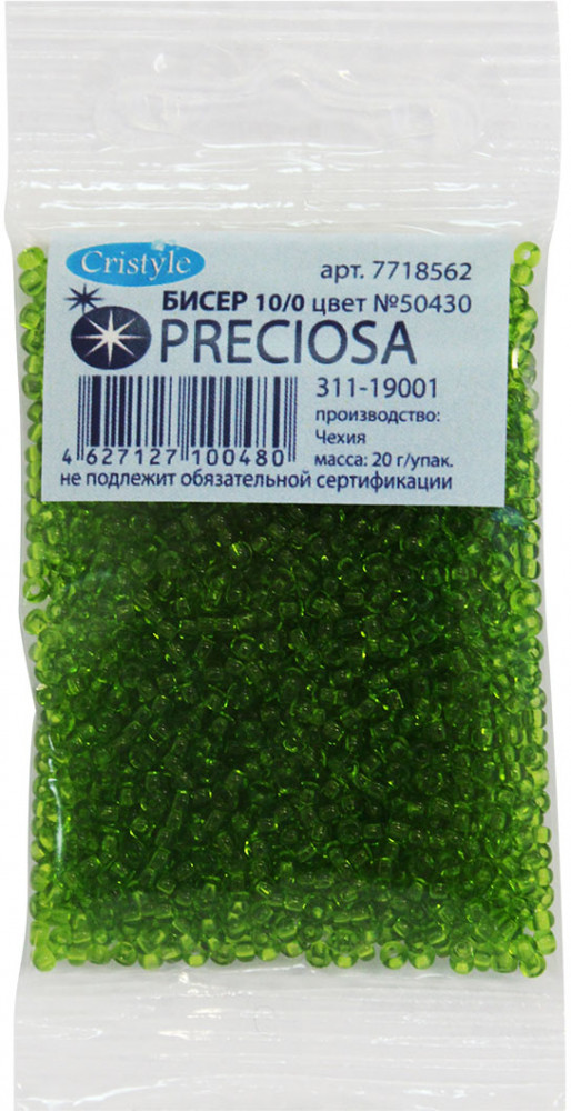 Бисер прозрачный | Preciosa