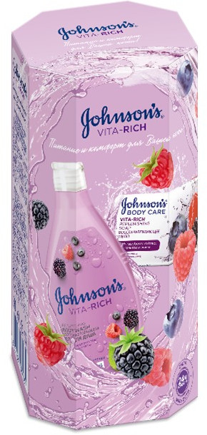 Набор подарочный для ухода за телом «Восстанавливающий» | Vita Rich | Johnson & Johnson