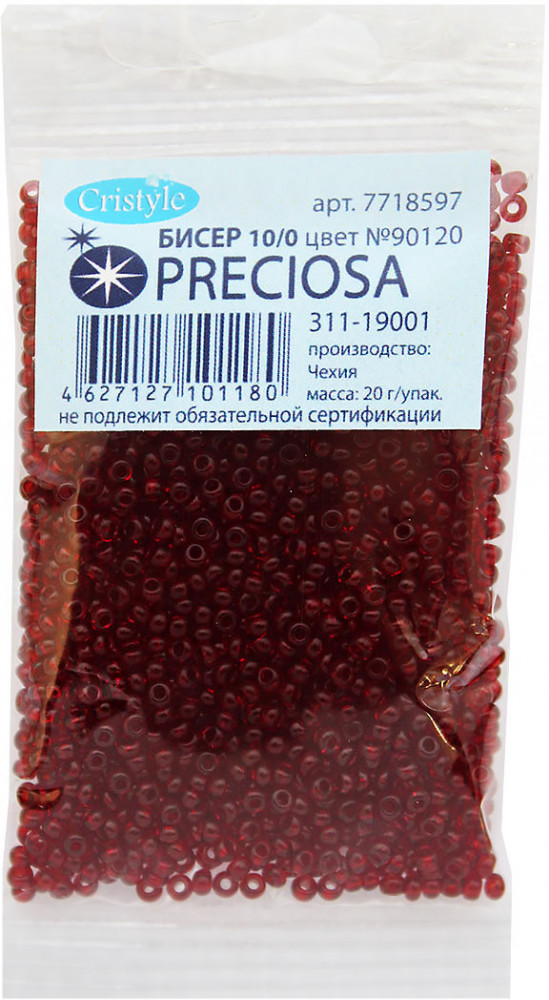 Бисер прозрачный | Preciosa