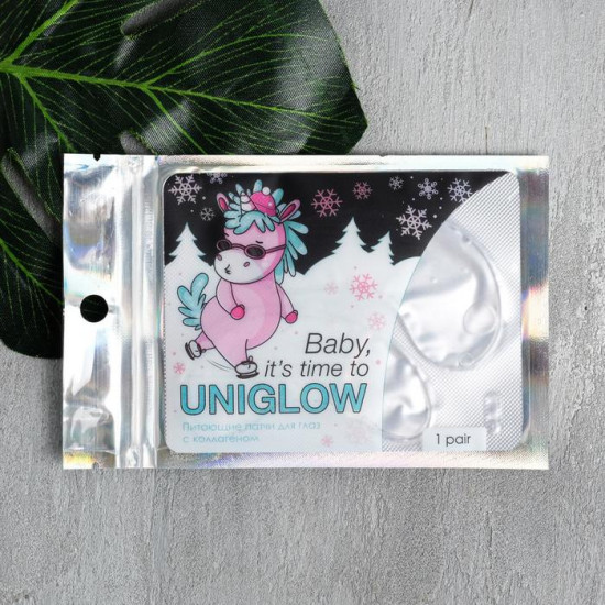 Патчи под глаза с коллагеном «Baby, it's time to uniglow»
