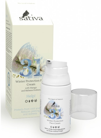 Крем для лица защитный зимний №31 | Help! | Sativa
