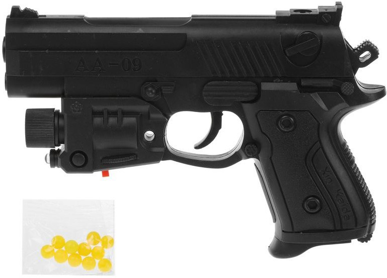 Пистолет механический с пулями | Наша игрушка