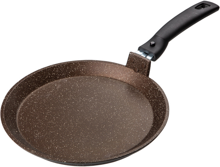 Сковорода блинная со съемной ручкой «Кофейный мрамор» | Мрамор | Kukmara