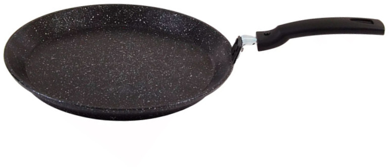 Сковорода блинная со съемной ручкой «Темный мрамор» | Мрамор | Kukmara