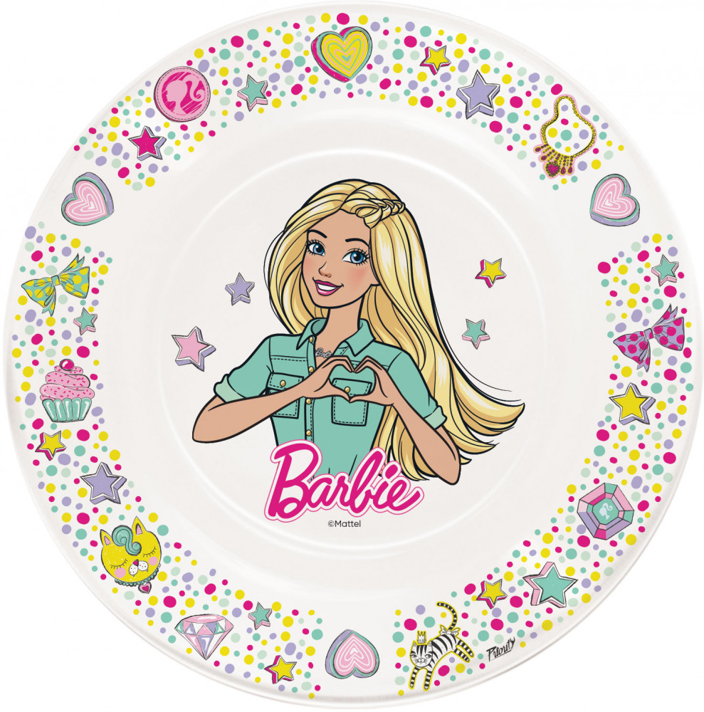 Тарелка малая «Барби» | Barbie | PrioritY