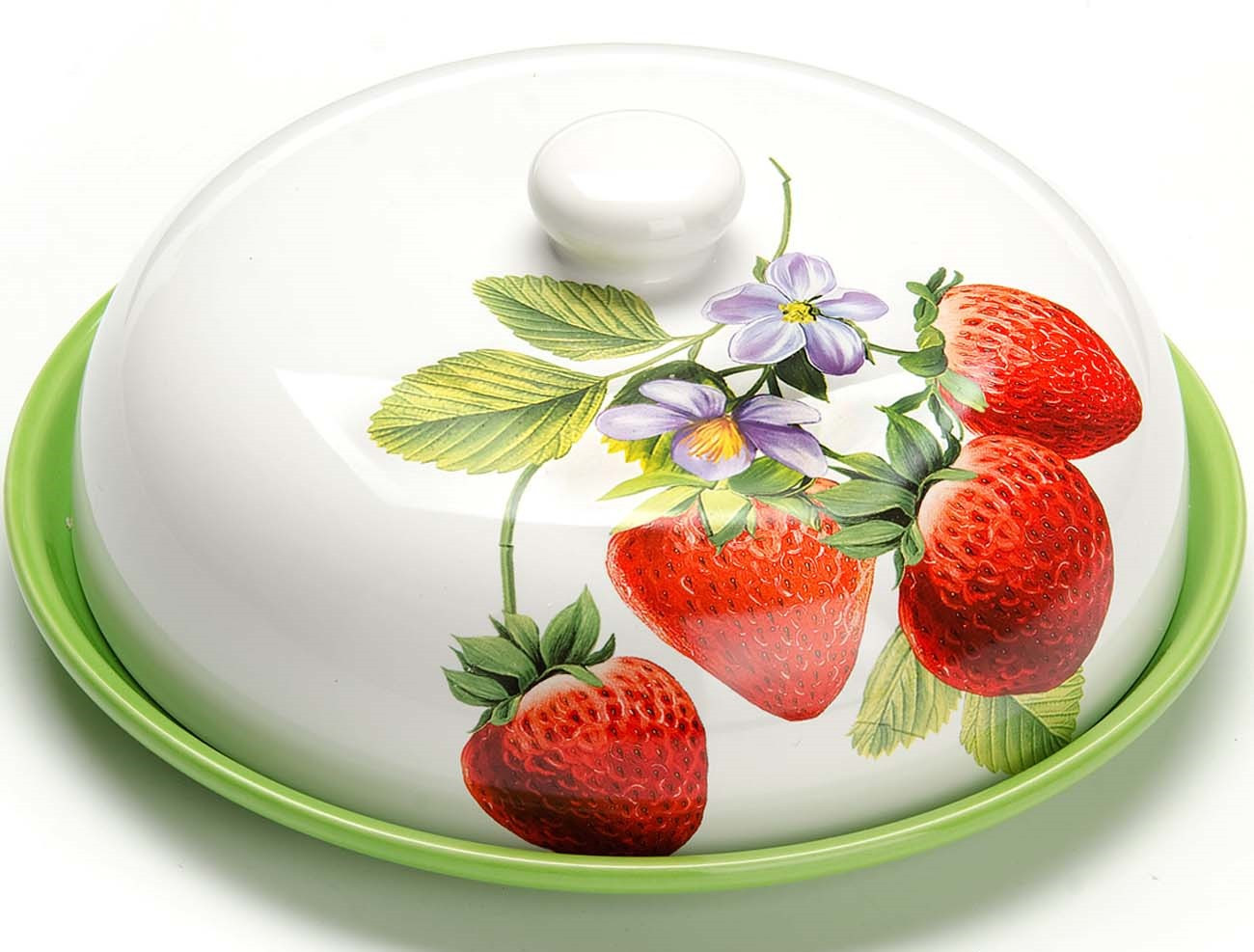 Блюдо для блинов «Клубника» | Клубника | Loraine