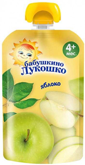 Пюре со вкусом яблок