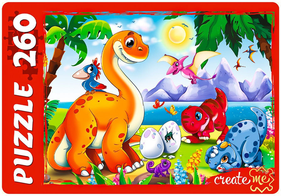 Пазл «Динозавры» | Create me | Рыжий кот