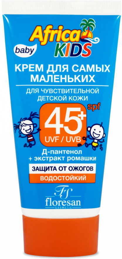 Крем защитный детский SPF 45 | Africa Kids | Floresan