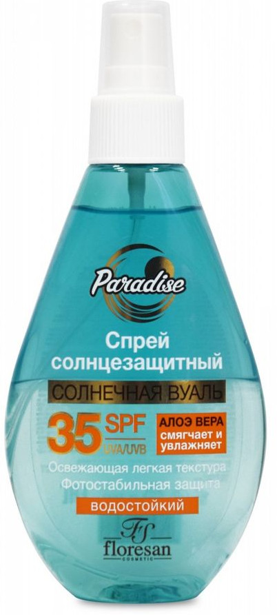 Спрей для лица и тела солнцезащитный SPF 35 | Paradise | Floresan