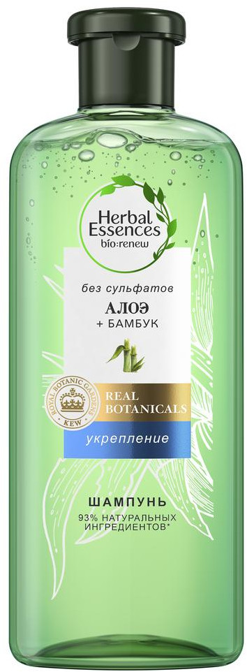 Шампунь для волос бессульфатный увлажняющий с алоэ и бамбуком | Herbal Essences