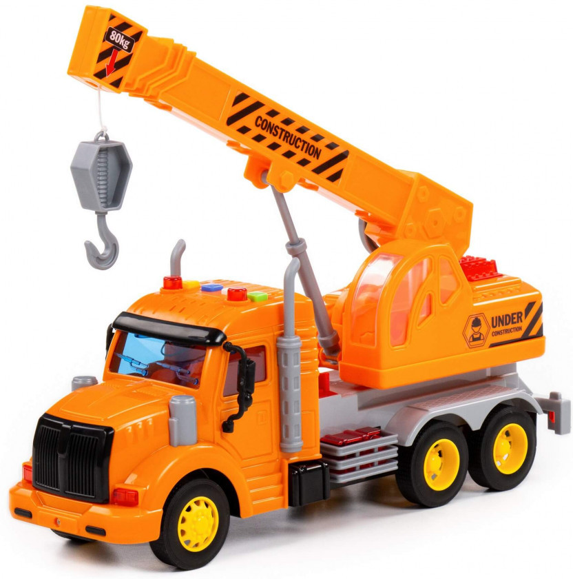 Машина инерционная «Кран» | Профи | Полесье