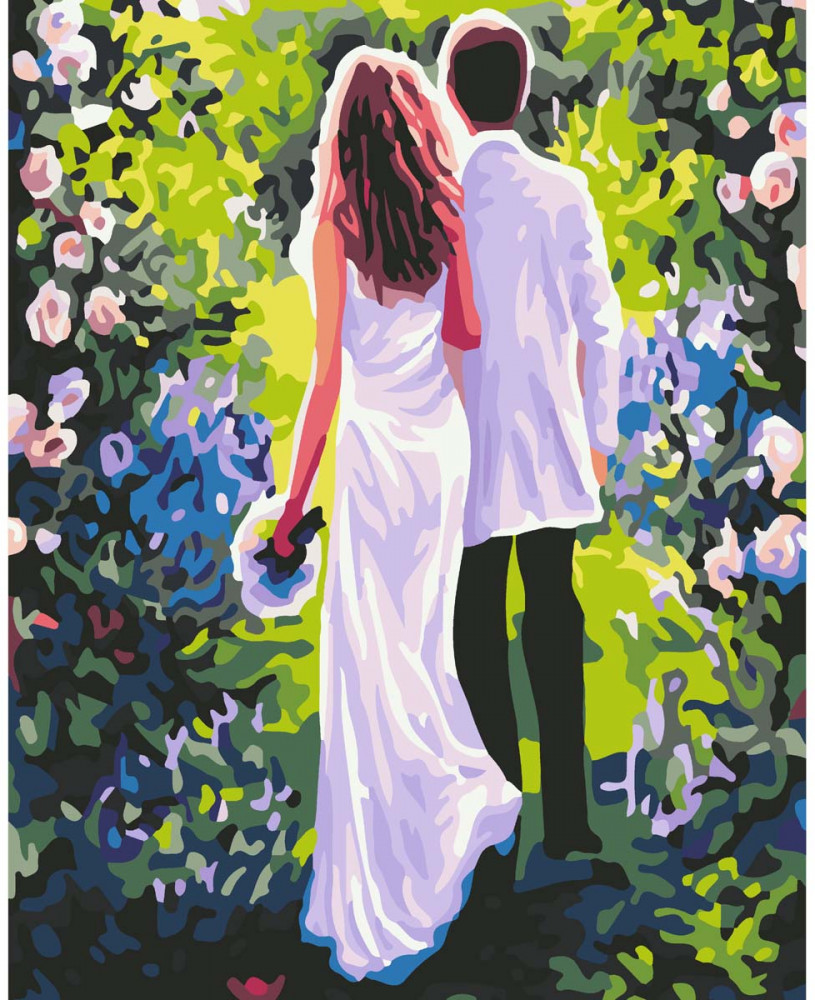 Картина по номерам «Молодая семья» | Hobruk