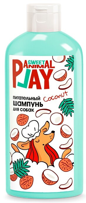 Шампунь питательный для собак и кошек «Взрывной кокос» | Animal Play