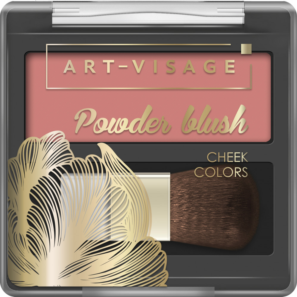 Румяна для лица, оттенок 302 Ice Rose | Powder Blush | Art-Visage