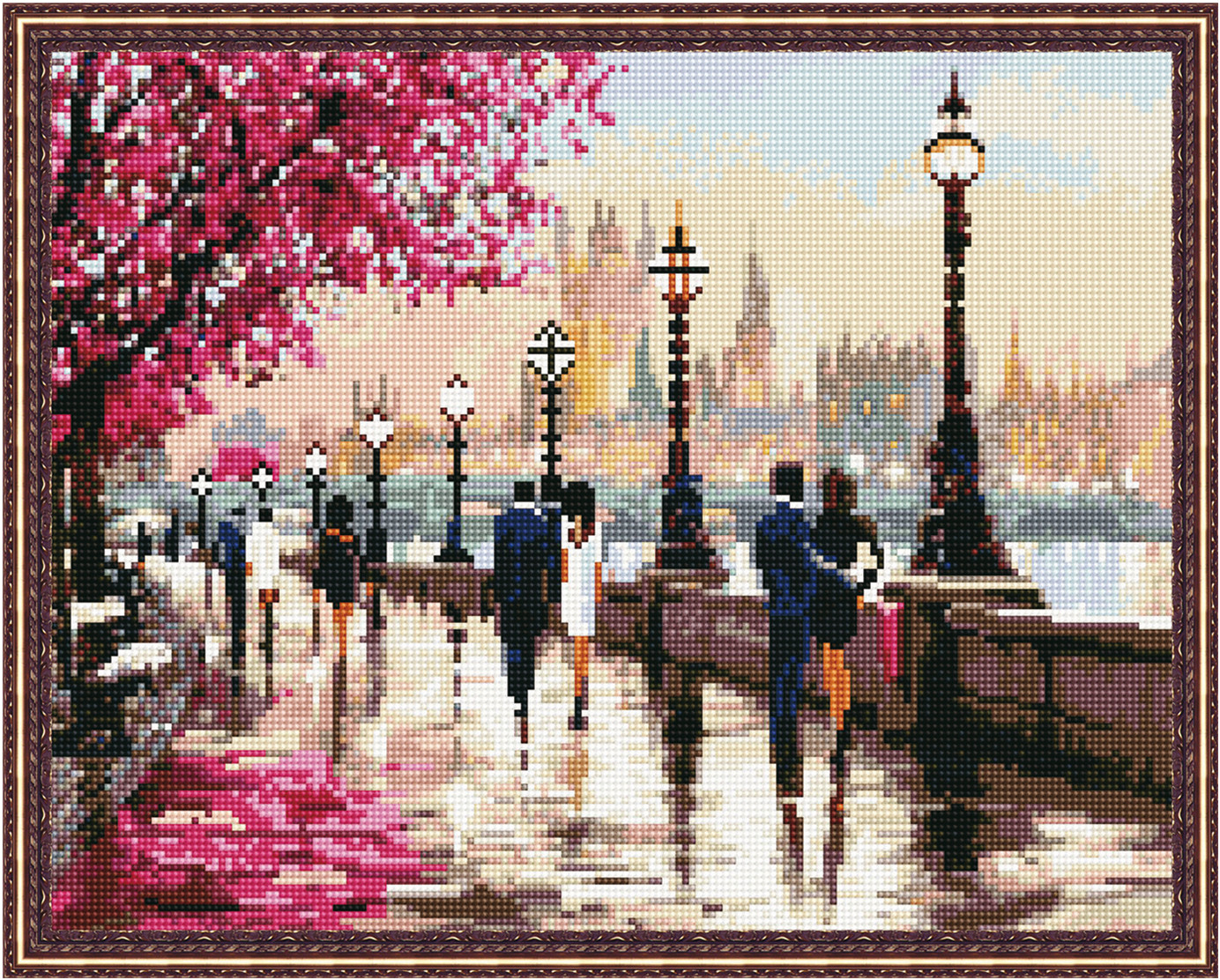 Алмазная мозаика «Набережная» | Molly