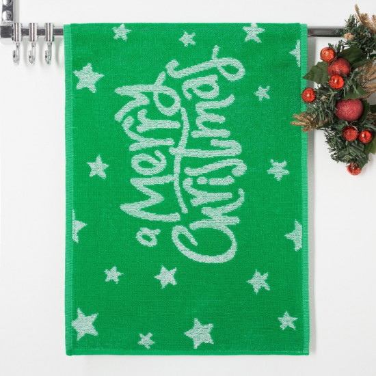 Полотенце махровое «Merry Christmas»