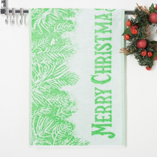 Полотенце махровое «Merry Christmas»